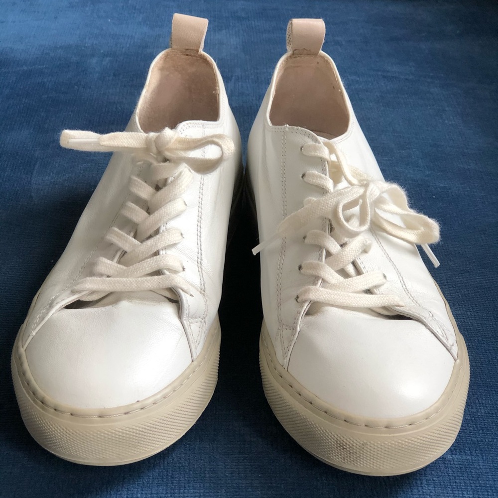 Dune White Trainers